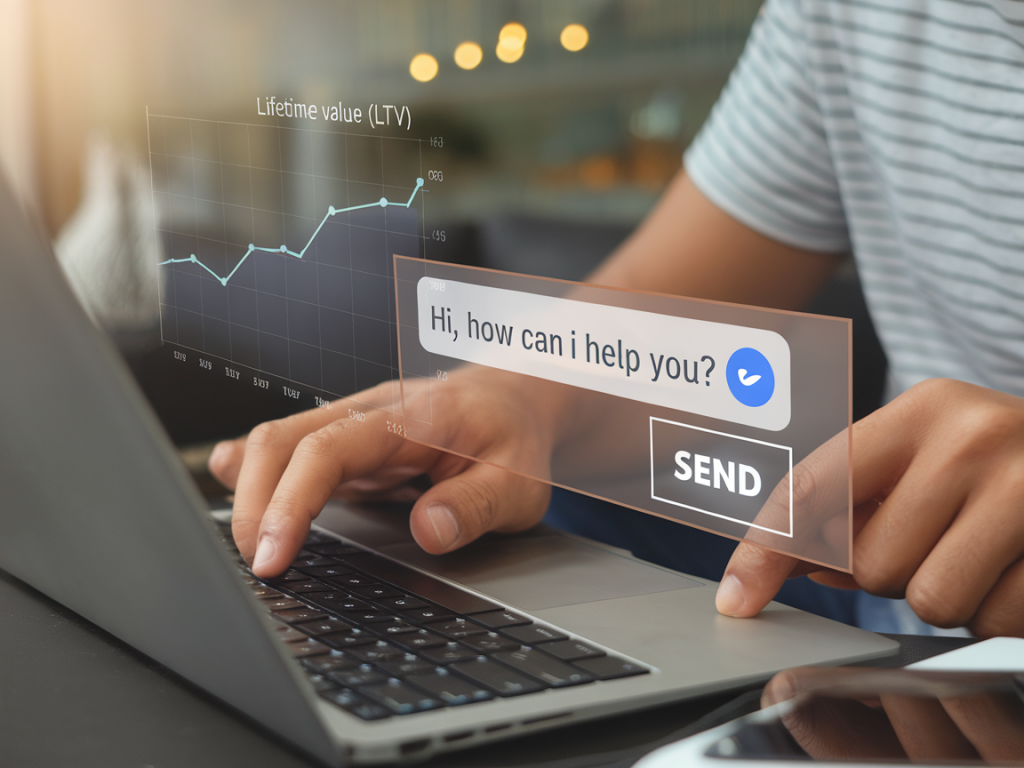 real-world template to calculate the lifetime value impact of improving first response time by X%