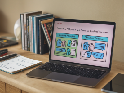 build a lightweight A/B framework to test generative AI replies vs templated responses without harming NPS