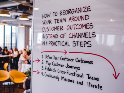 how to reorganize your team around customer outcomes instead of channels in four practical steps